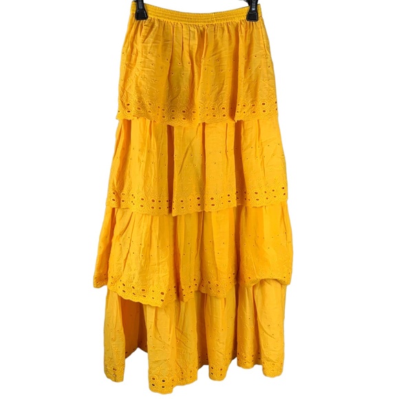House of Harlow 1960 Dresses & Skirts - House Of Harlow 1960 Eyelet Tiered Maxi Skirt Sz XS
